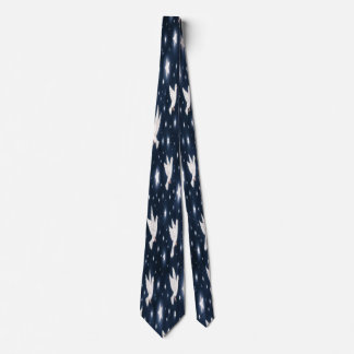 Gravata White Doves and Stars Tie