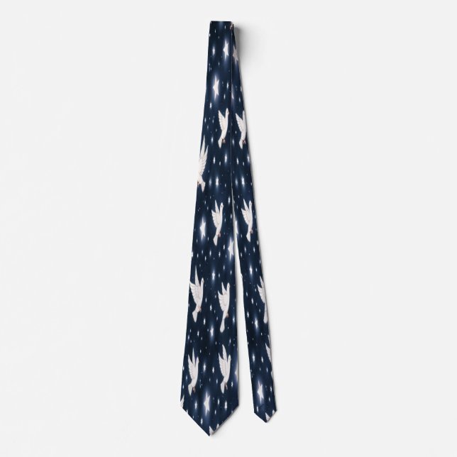 Gravata White Doves and Stars Tie (Frente)