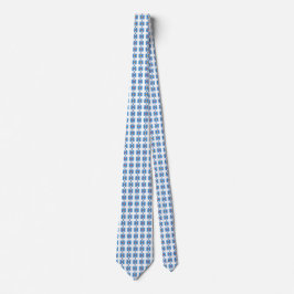 Gravata White Floral Neck Tie