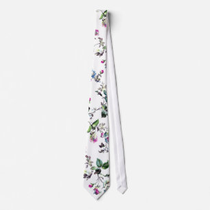 Gravata White Floral Tie