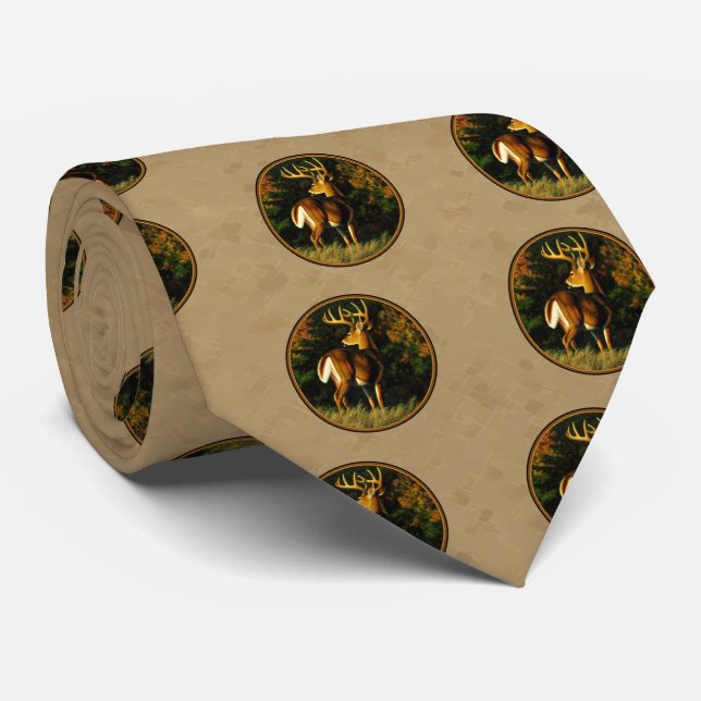 Gravata Whitetail Buck Deer Hunting Tan (Rolled)