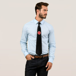 Gravata Wild Wolf Whirling black men necktie