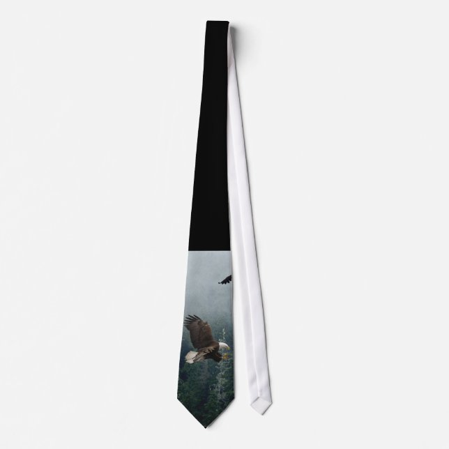 Gravata Wildlife Magic Eagle e Forest Series Tie (Frente)