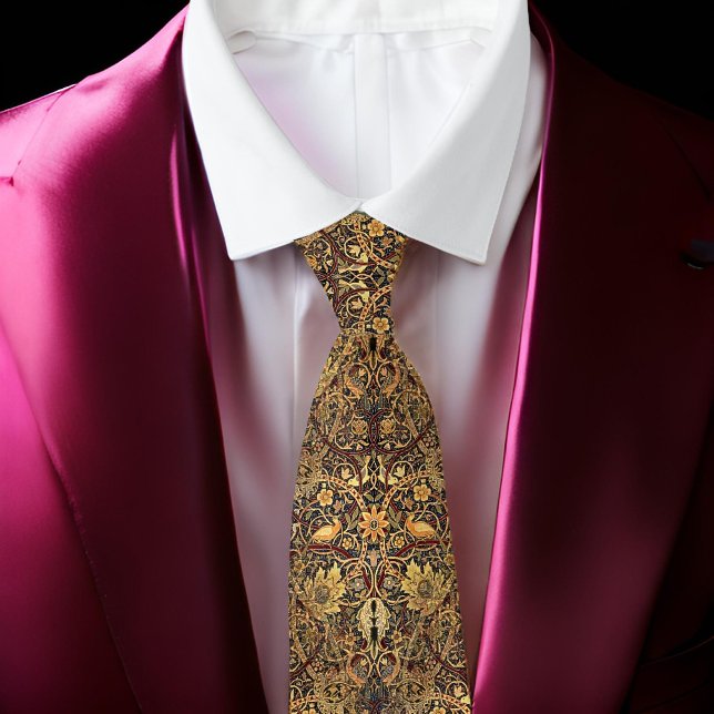 Gravata William * Morris BullersMadeira 1889 Dourado Casta (Criador carregado)