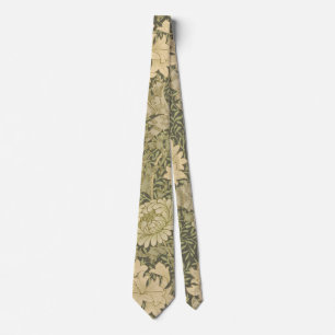 Gravata William Morris Chrysantemum Soft Floral Design