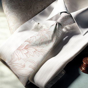 Gravata William Morris Chrysanthemum Pattern Neck Tie