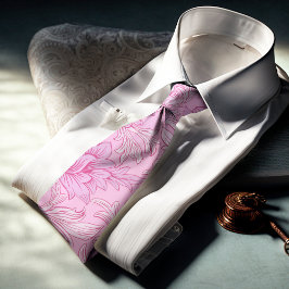 Gravata William Morris Chrysanthemum Pattern Neck Tie