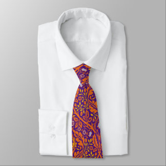 Gravata William Morris Ouro Bough Elegant Neck