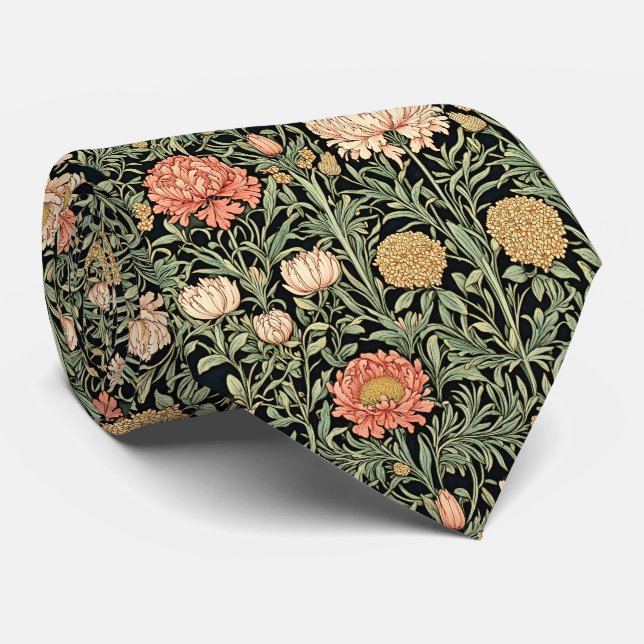 Gravata William Morris Pattern (Rolled)