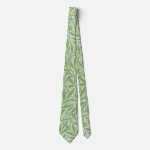 Gravata William Morris Willow Flower Classic Green