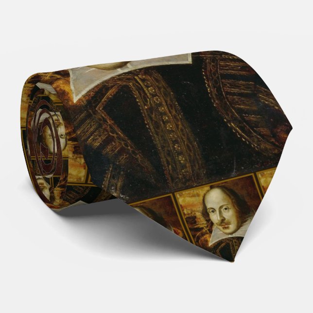 Gravata William Shakespeare Tie (Rolled)