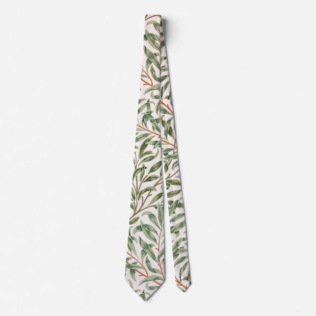 Gravata Willow Pattern, William Morris Neck Tie (Frente)