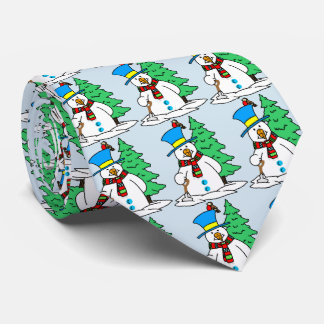 Gravata Winter Snowman Tie