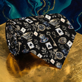 Gravata Wonderland Classic Pattern Necktie Tie
