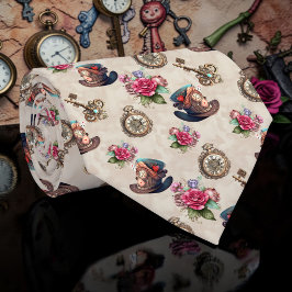 Gravata Wonderland Classic Pattern Necktie Tie