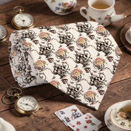 Gravata Wonderland Classic Teapot Pattern Necktie Tie