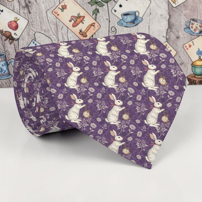 Gravata Wonderland Lilac Classic Pattern (Criador carregado)