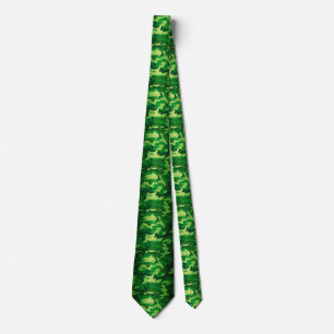 Gravata Woodland Camo Neck Tie