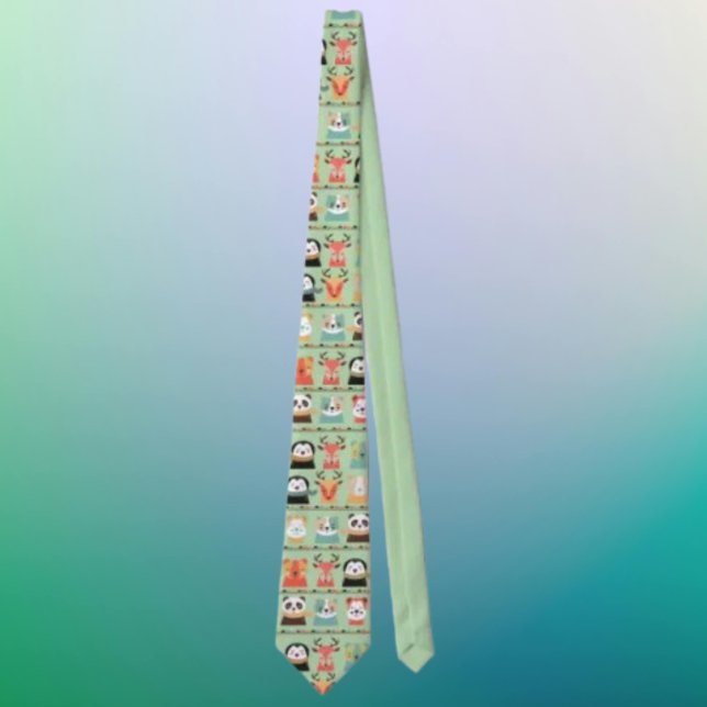 Gravata Woodland Whimsy Pals Necktie (Criador carregado)