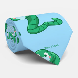 Gravata Worm Kawaii Verde Thunder_Cove