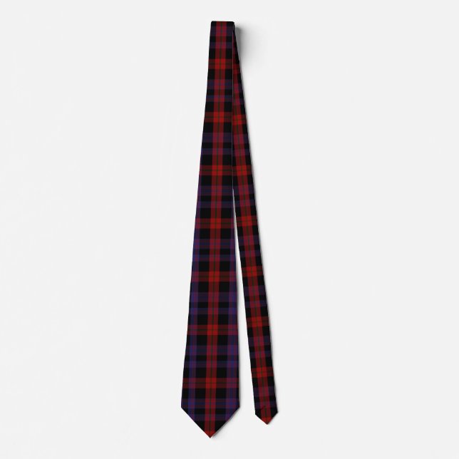 Gravata Xadrez Clan Brown Tartan (Frente)