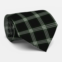 Xadrez de Tartan Preto Verde Branco Suave