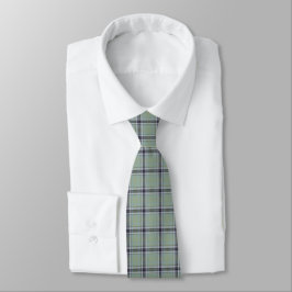 Gravata Xadrez de Tecido Escocês Highland Sage Escocês