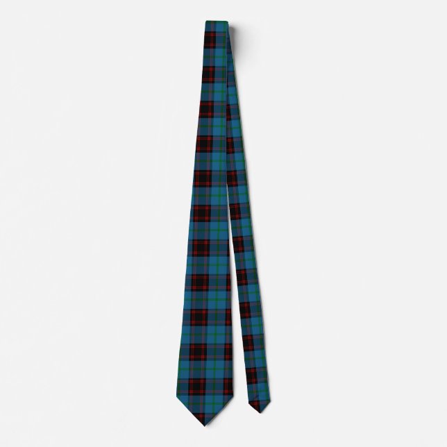 Gravata Xadrez do Scottish Clan Home Tartan (Frente)