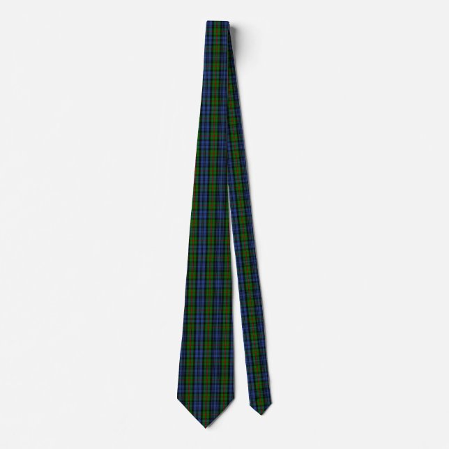Gravata Xadrez do Scottish Clan MacKinlay Tartan (Frente)