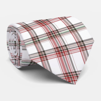 Gravata Xadrez Escocês Vermelho e Verde Clássico de Natal