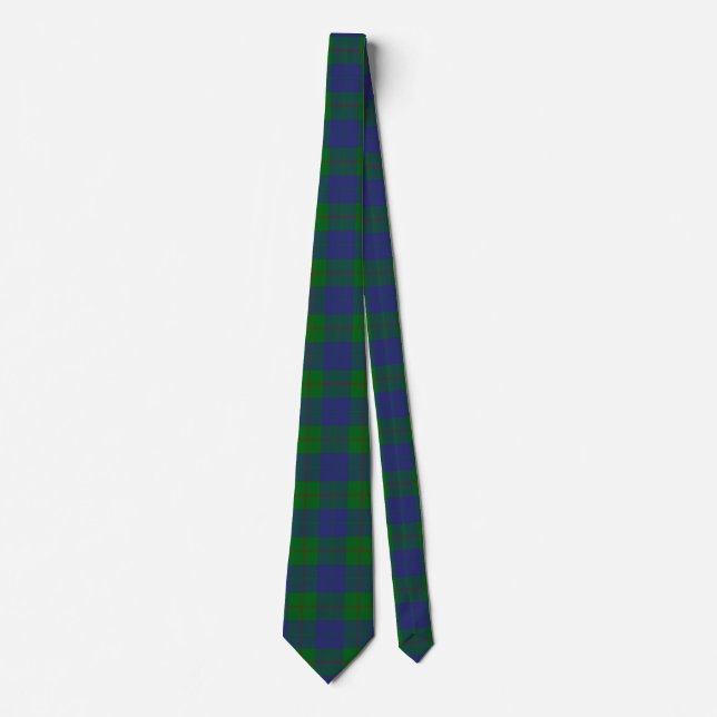 Gravata Xadrez Escocesa Clan Barclay Tartan (Frente)