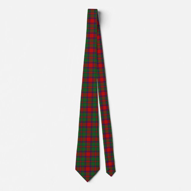 Gravata Xadrez Escocesa Clan Carrick Tartan (Frente)