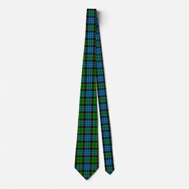 Gravata Xadrez Escocesa Clan Fletcher Tartan (Frente)