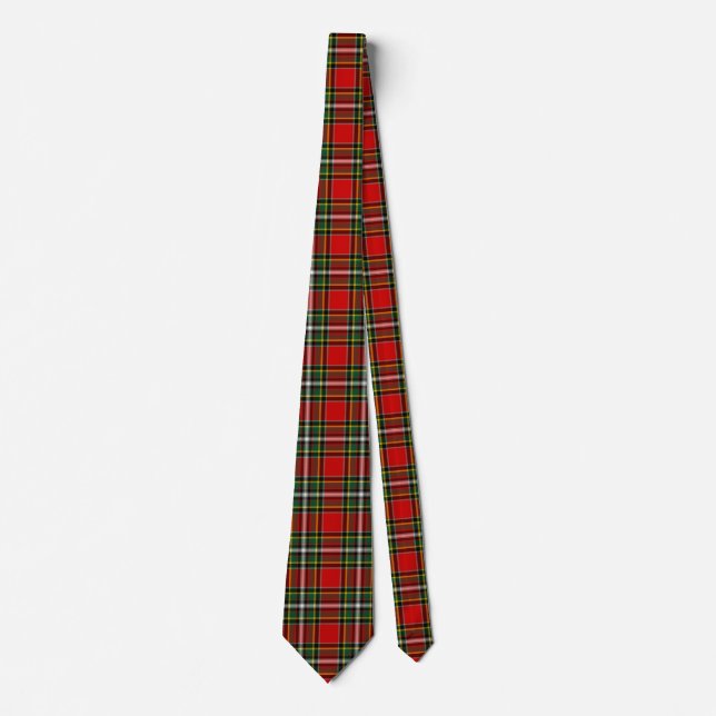 Gravata Xadrez Escocesa Clan Gillespie Tartan (Frente)