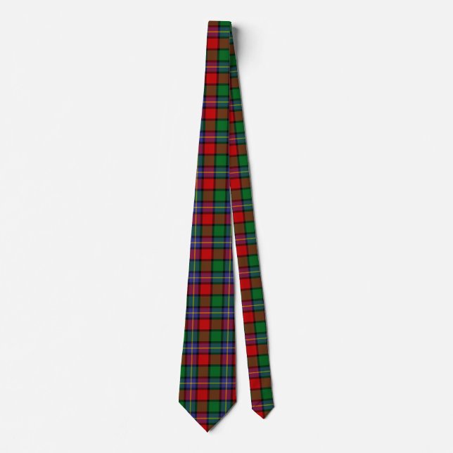 Gravata Xadrez Escocesa Clan Kilgore Tartan (Frente)