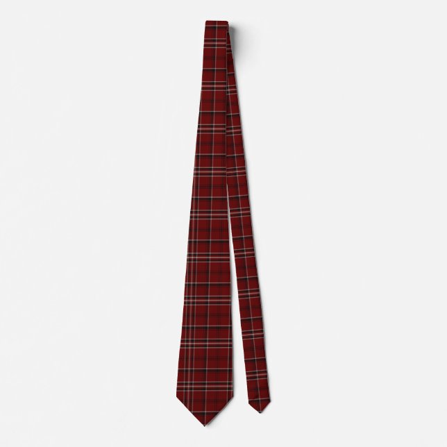 Gravata Xadrez escocesa Clan Lougheed Tartan (Frente)