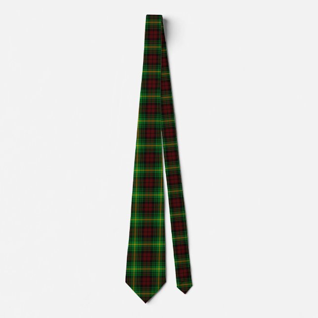 Gravata Xadrez escocesa Clan Martin Tartan (Frente)