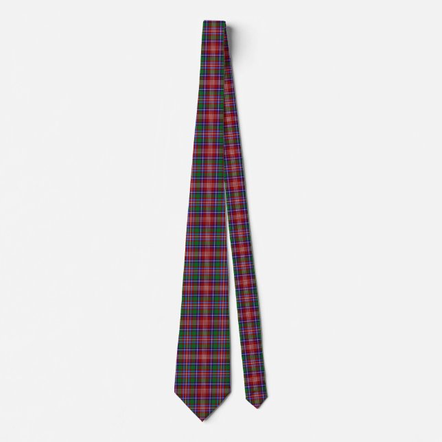 Gravata Xadrez Escocesa Clan Ritchie Tartan (Frente)