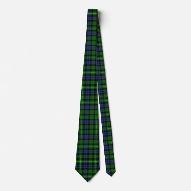 Gravata Xadrez Escocesa Clan Rollo Tartan (Frente)