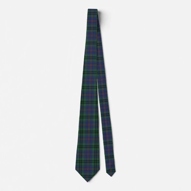 Gravata Xadrez escocesa Clan Walker Tartan (Frente)