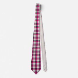 Gravata Xadrez Fuchsia