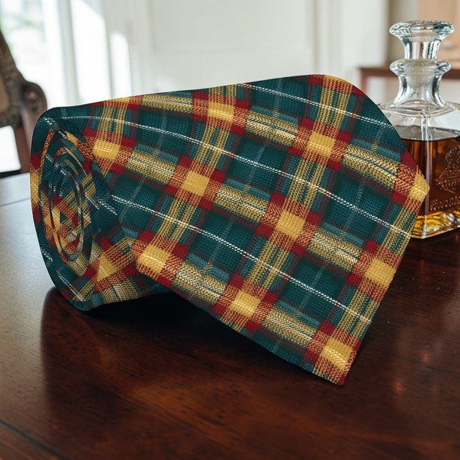 Gravata xadrez personalizada com Tartan Escocês (Criador carregado)