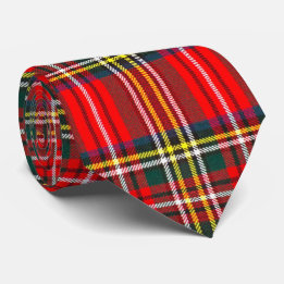 Gravata Xadrez Real Stewart Clan Tartan