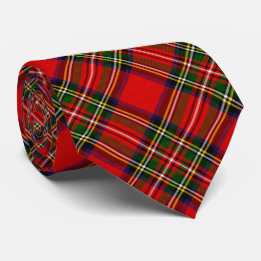 Gravata Xadrez Real Stewart Clan Tartan