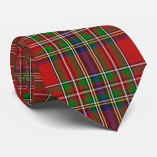Gravata Xadrez Real Stewart Clan Tartan