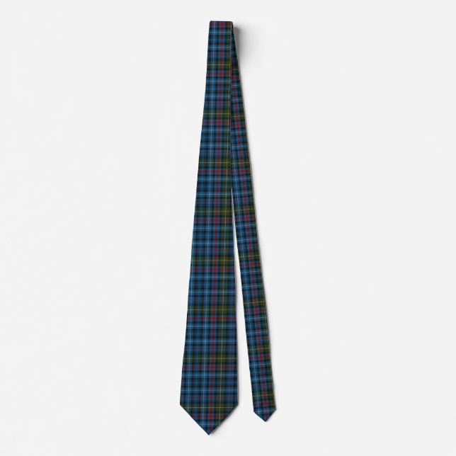 Gravata Xadrez tradicional MacDonald Tartan (Frente)
