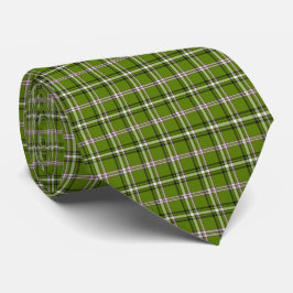 Gravata Xadrez Verde Abacate no Estilo Retro