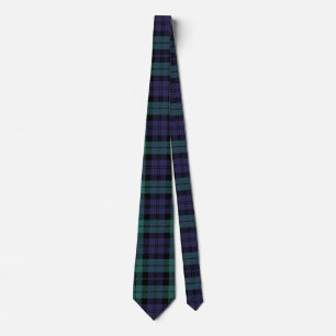 Gravata Xadrez Verde Azul