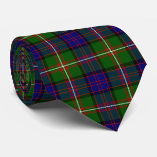 Gravata Xadrez verde-azul-tartan-de-coleira