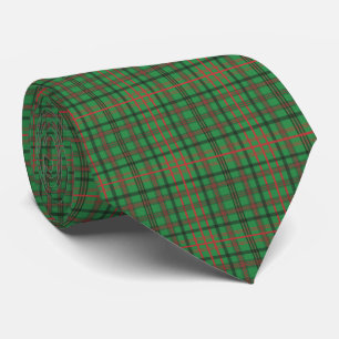 Gravata Xadrez Verde Vermelha Tartan Buffalo Xadrez Natal